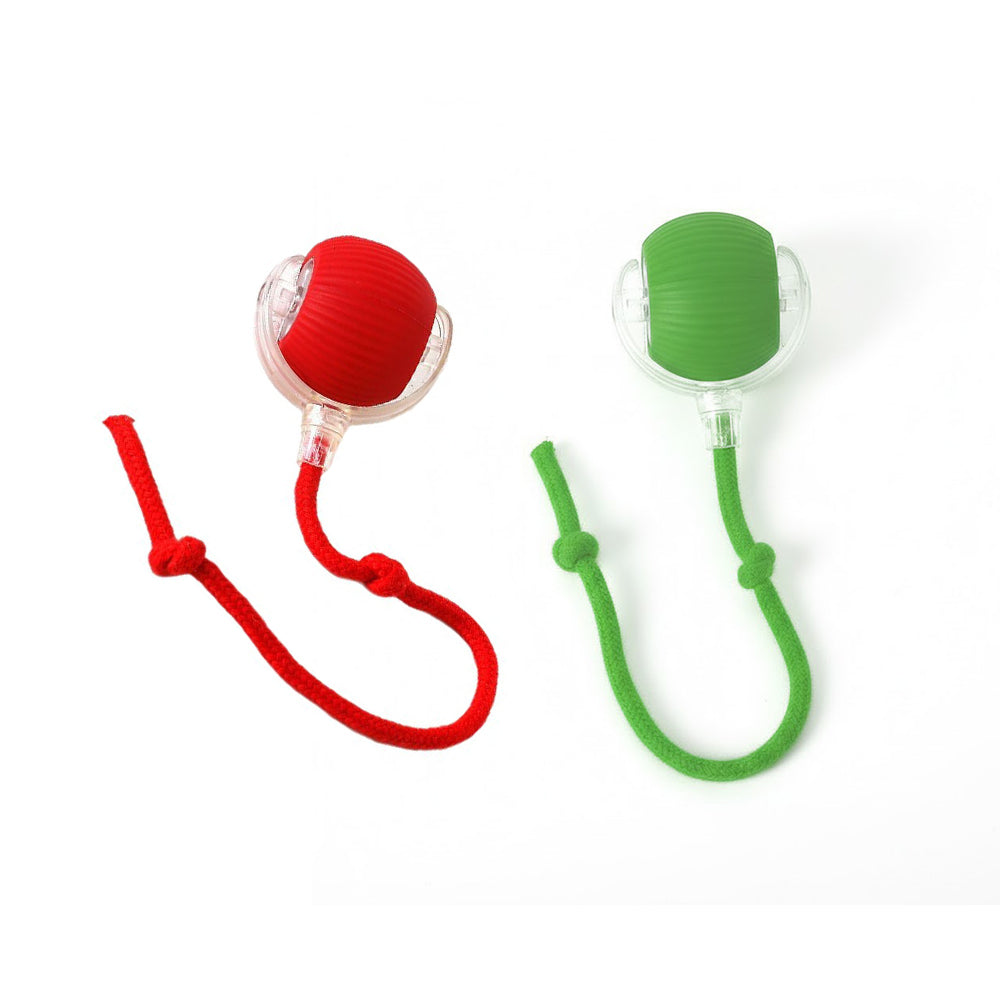 Smart Interactive Pet Ball Toy – 3 Speed Modes with Teaser Rope 1Pcs Random