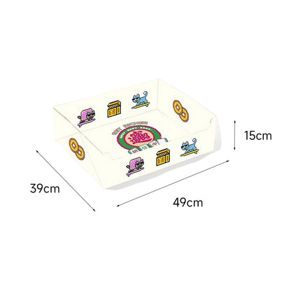 Disposable Anti-Splash Travel Cat Litter Box - Large