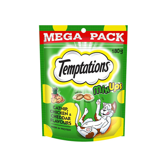 TEMPTATIONS Mixups Catnip Chicken & Cheddar Cat Treats