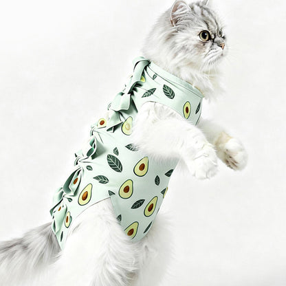 Avocado Cat Recovery Suit