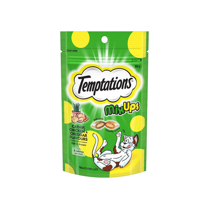 TEMPTATIONS Mixups Catnip Chicken & Cheddar Cat Treats
