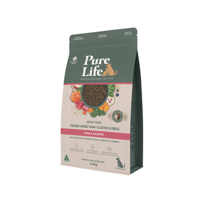 PURE LIFE Freeze-Dried Raw-Coated Tuna & Salmon Adult Dry Dog Food