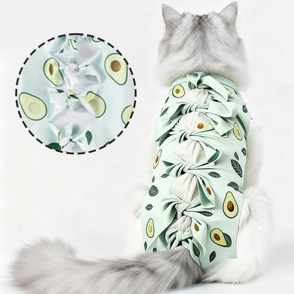 Avocado Cat Recovery Suit
