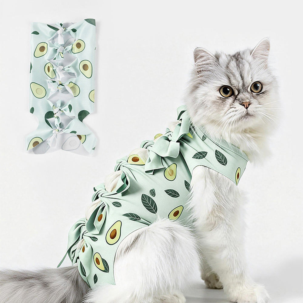 Avocado Cat Recovery Suit