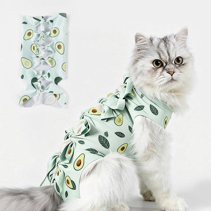 Avocado Cat Recovery Suit