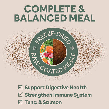 PURE LIFE Freeze-Dried Raw-Coated Tuna & Salmon Adult Dry Dog Food