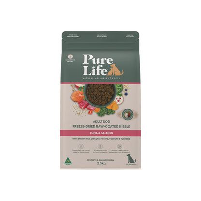 PURE LIFE Freeze-Dried Raw-Coated Tuna & Salmon Adult Dry Dog Food