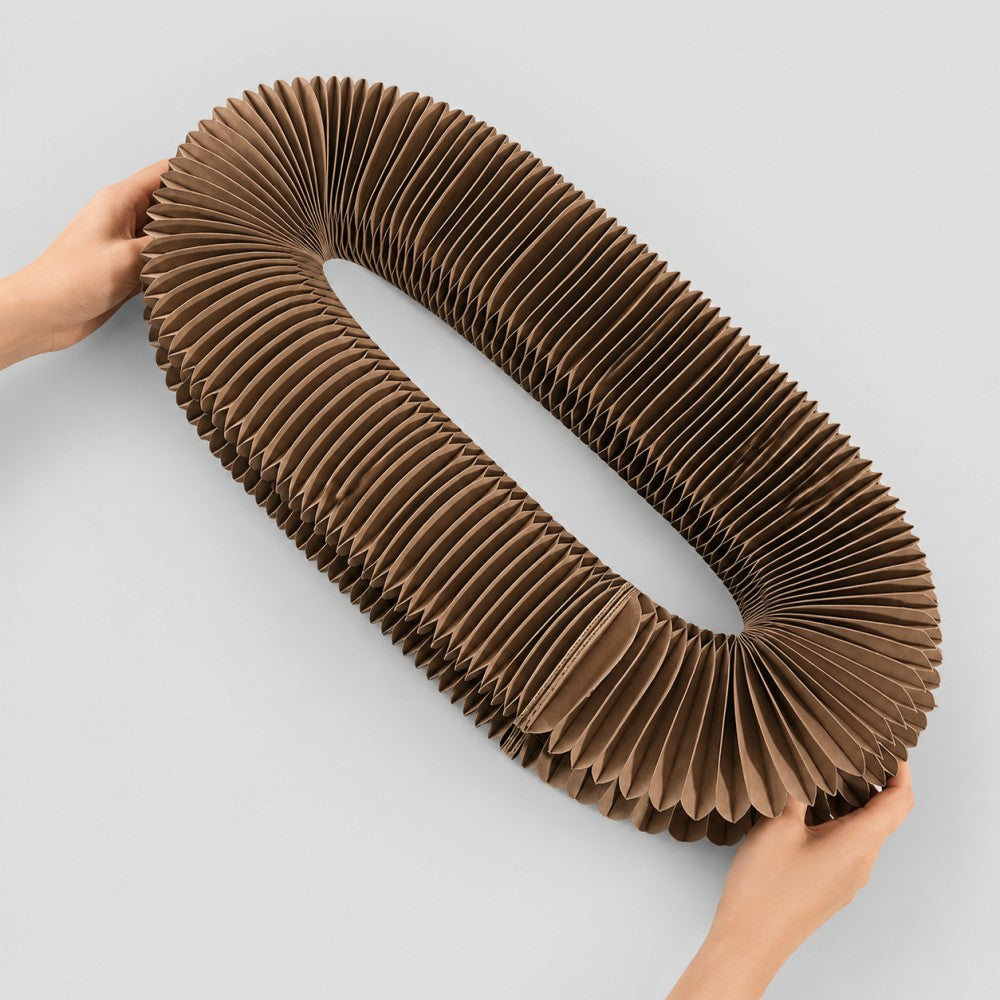 Foldable Accordion Cat Scratcher – Magnetic Corrugated Cardboard Toy