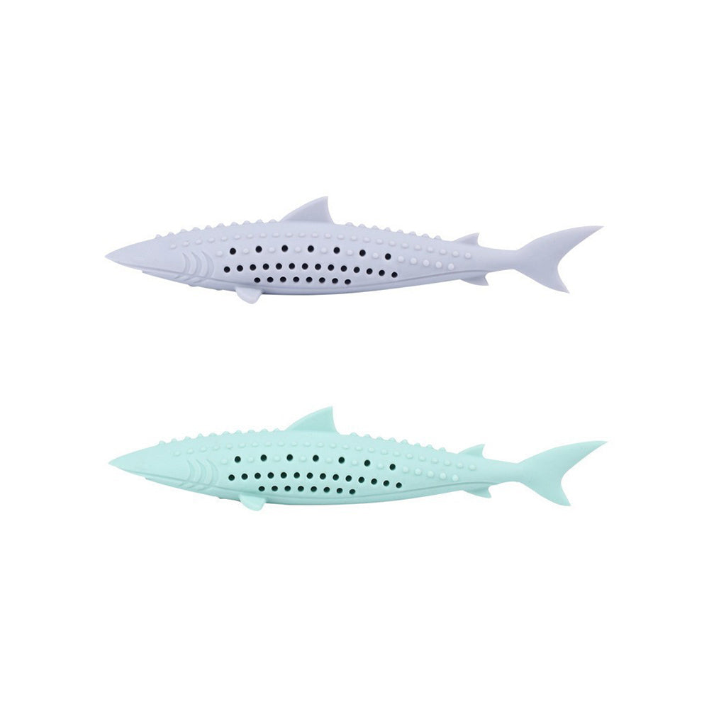 Catnip Chew Toy Silicone Fish Dental Toy for Cats