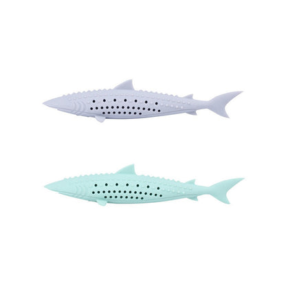 Catnip Chew Toy Silicone Fish Dental Toy for Cats