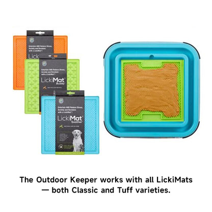 LICKIMAT Outdoor Keeper with Ant-Proof Pad Holder