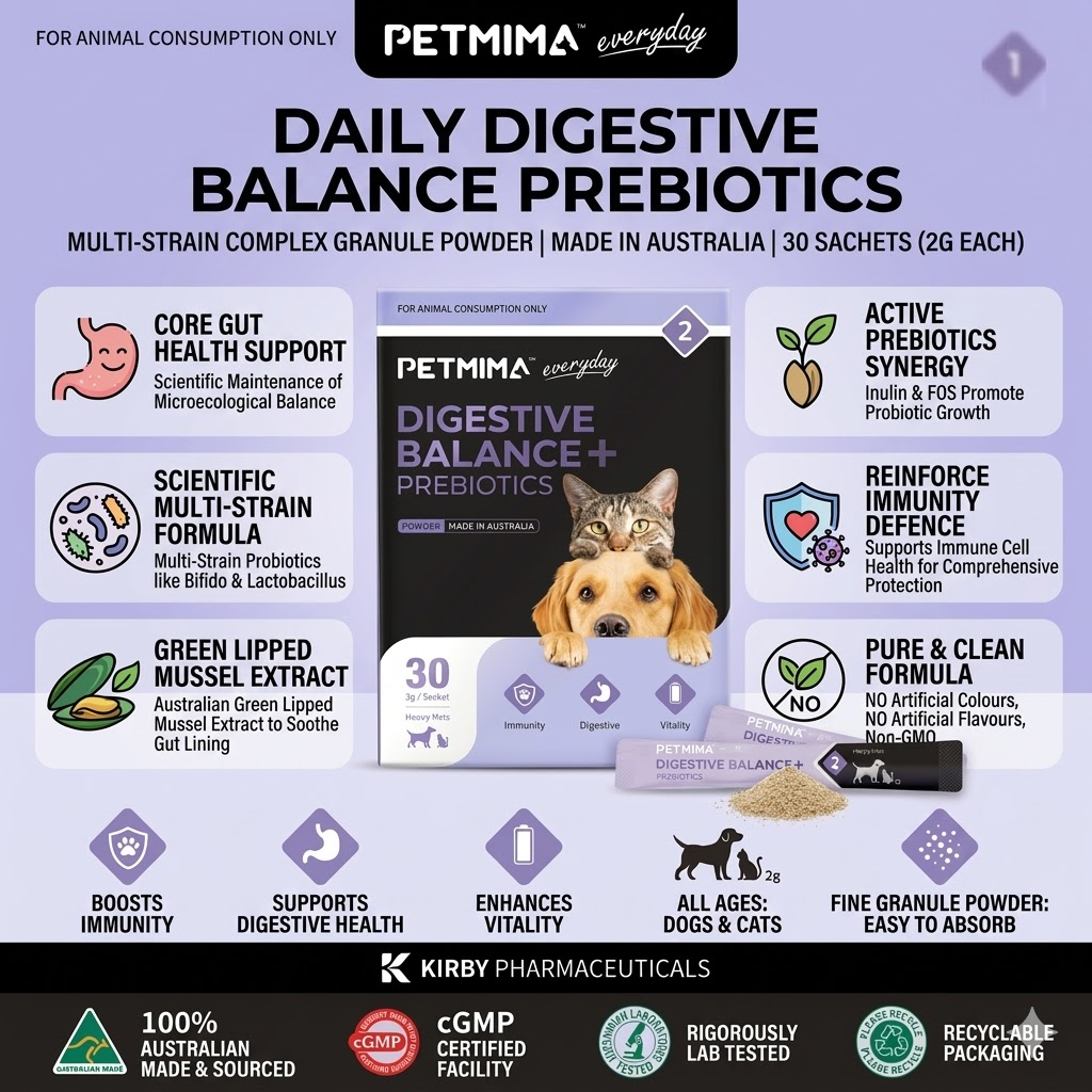 PETMIMA Digestive Balance + Prebiotics 30x2g
