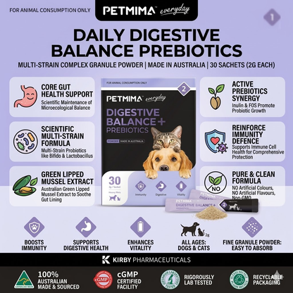 PETMIMA Digestive Balance + Prebiotics 30x2g