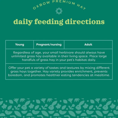 OXBOW Oat Hay Small Pet Bedding 425g