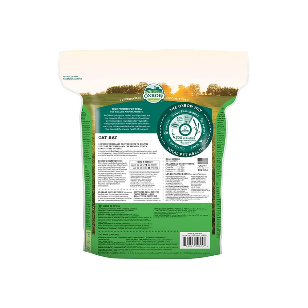 OXBOW Oat Hay Small Pet Bedding 425g