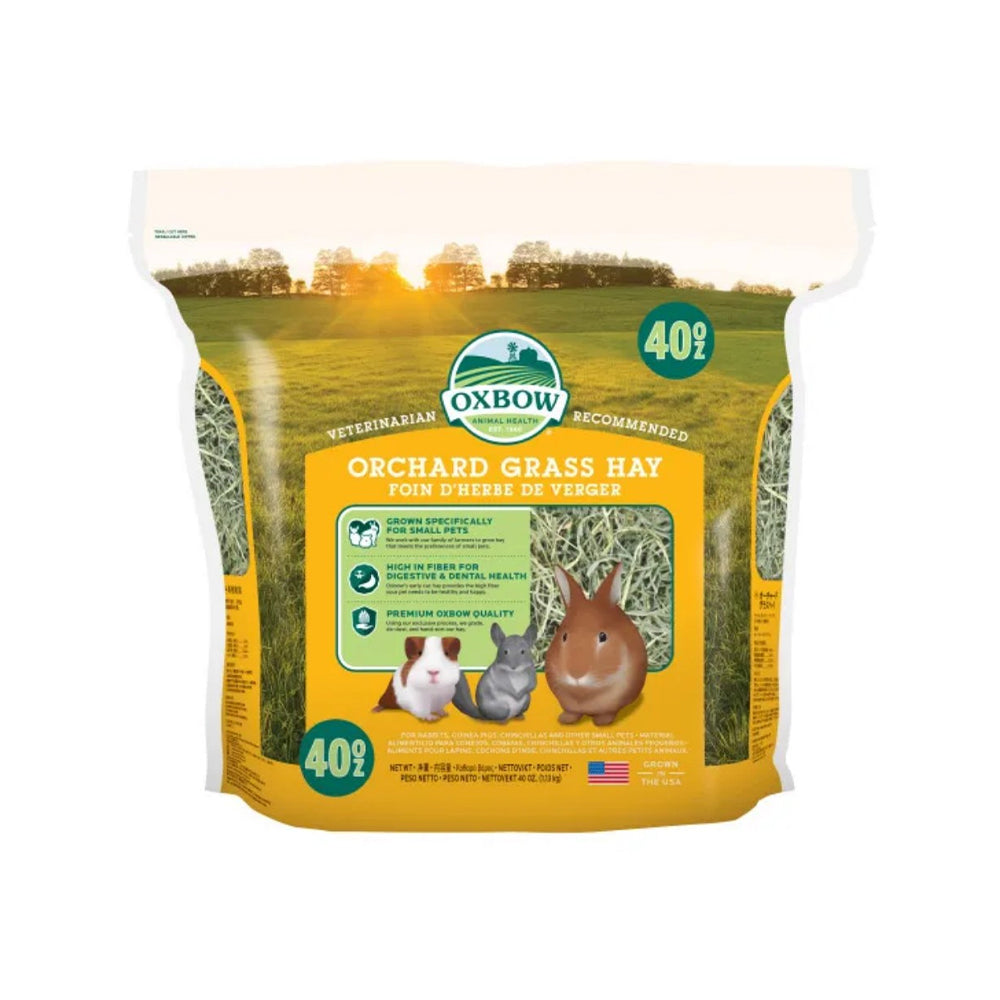 OXBOW Orchard Grass Hay Small Pet Bedding Medium 1.13kg