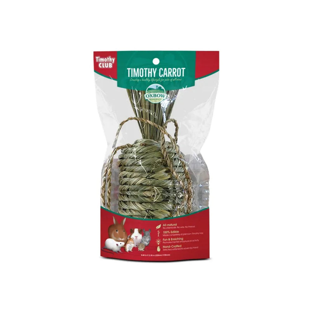 OXBOW Timothy Club Carrot Small Pet Treat