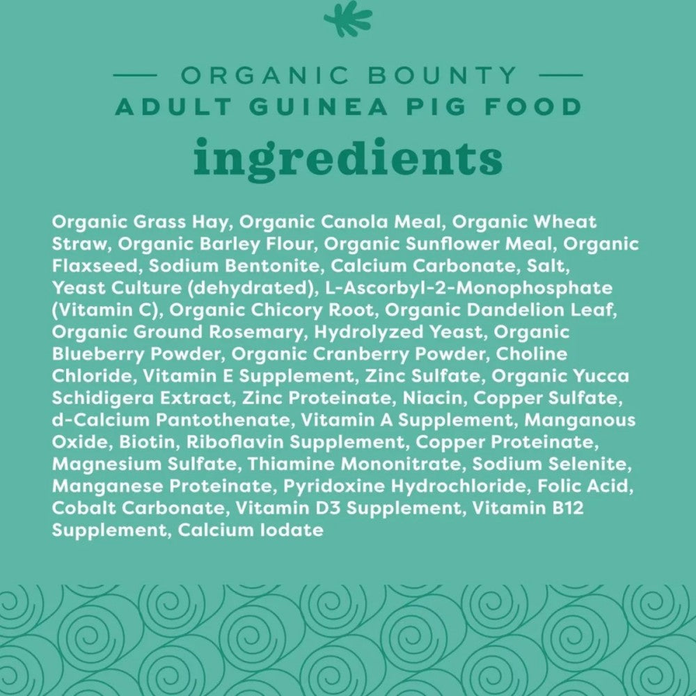 OXBOW Organic Bounty Adult Rabbit Food 1.36kg