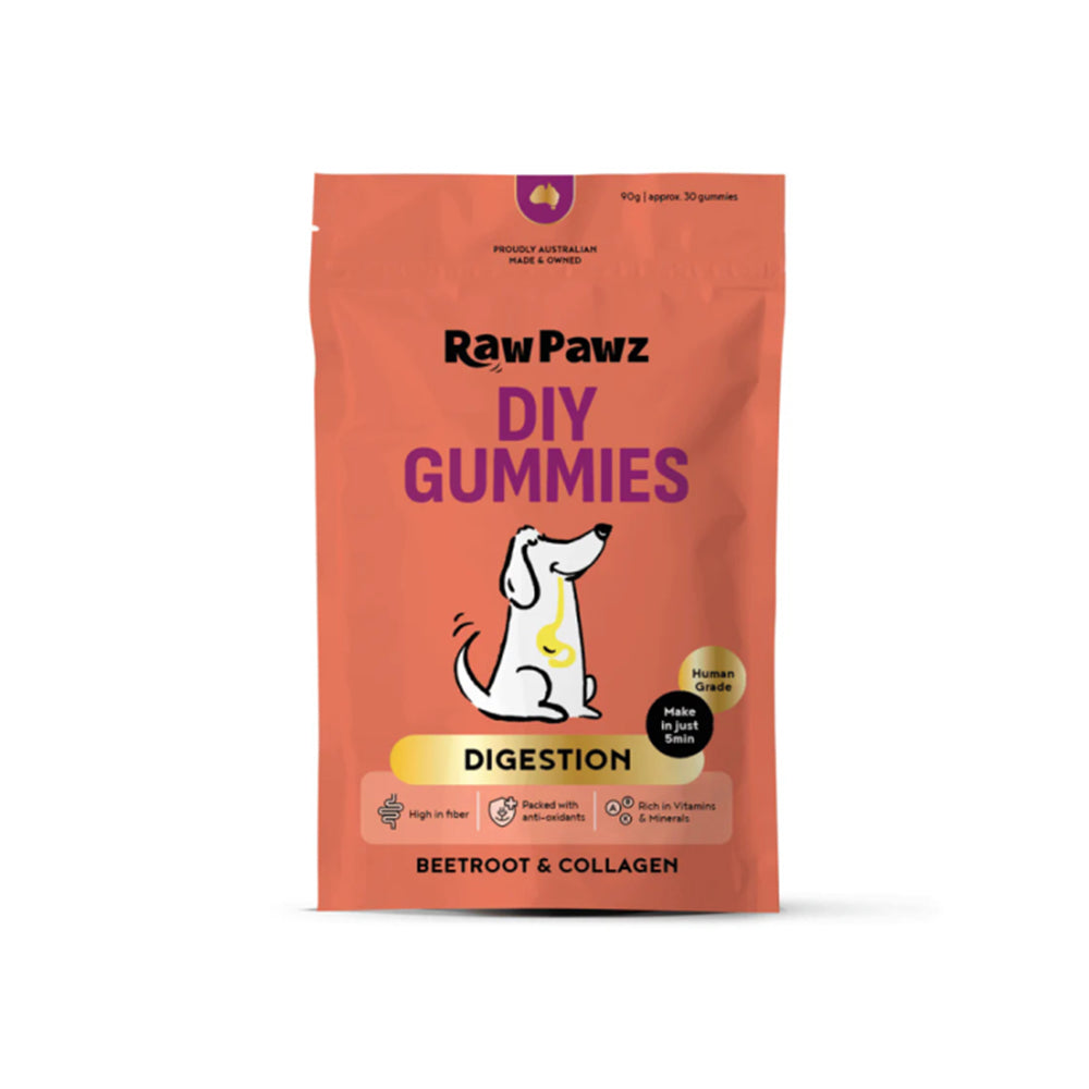[EXP-20/09/2026] RAW PAWZ Digestion Diy Gummies Dog Treats 90g