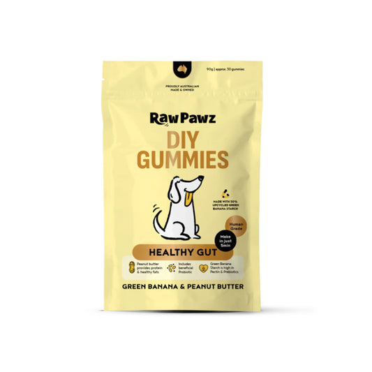 [EXP-20/09/2026] RAW PAWZ Healthy Gut Diy Gummies Dog Treats 90g