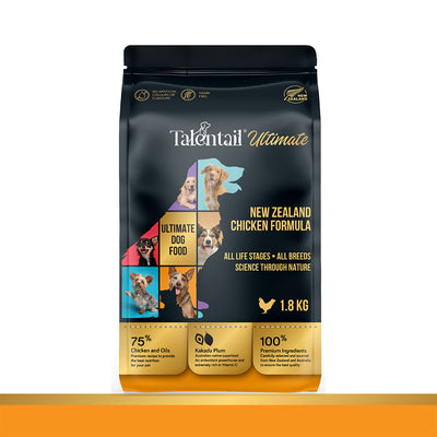 TALENTAIL Ultimate New Zealand Chicken Dog Food for All Life Stages 1.8kg