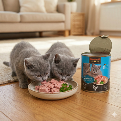 LEONARDO Quality Selection Kitten Rich in Poultry Wet Cat Food