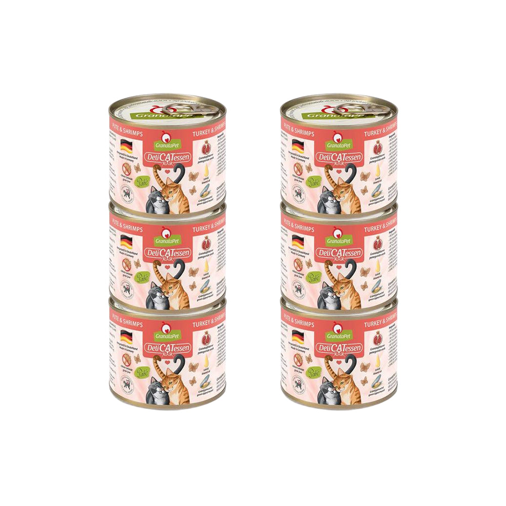 GRANATAPET Delicatessen Turkey & Shrimps Cat Wet Food
