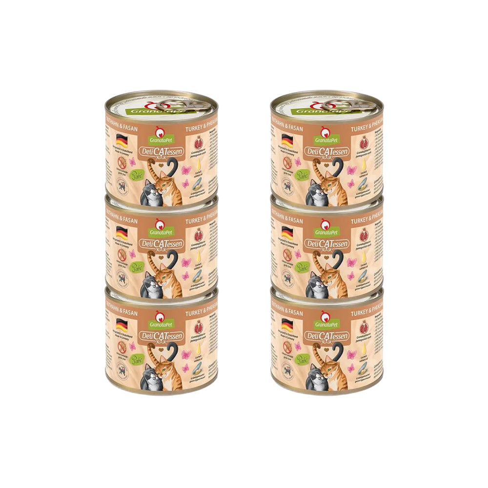 GRANATAPET Delicatessen Turkey & Pheasant Cat Wet Food