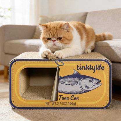 TINKLY LIFE Yellow Tuna Cat Scratcher