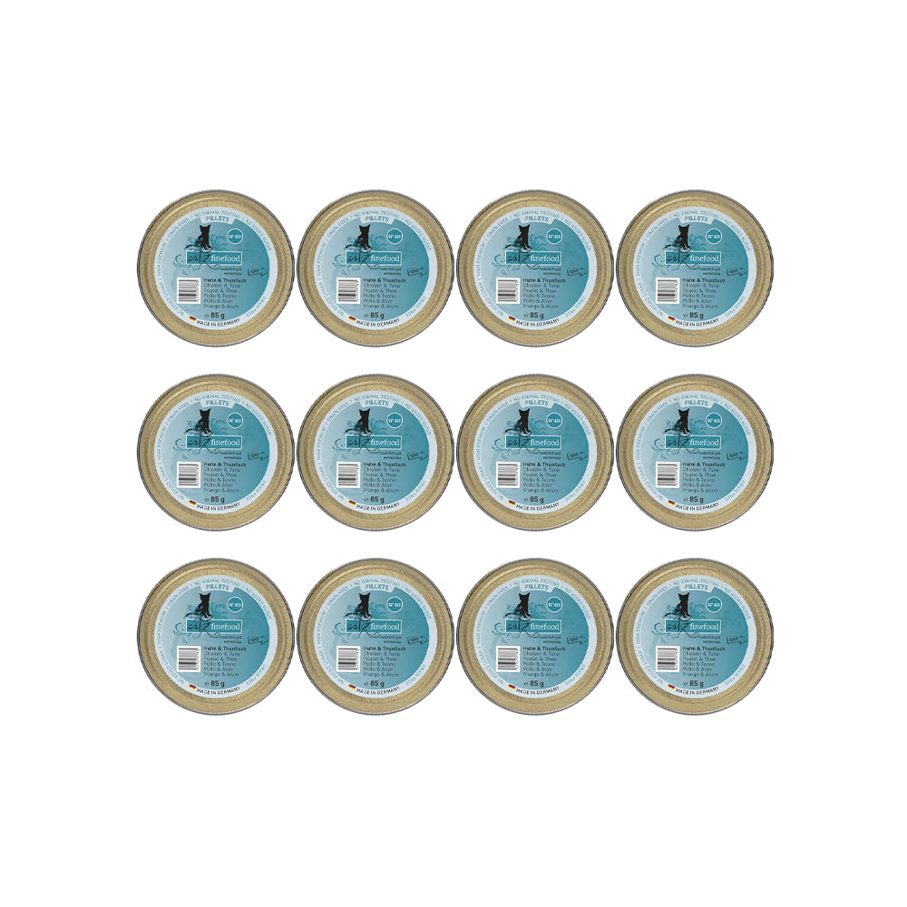 CATZ FINEFOOD Fillets No. 413 Chicken & Tuna in Jelly