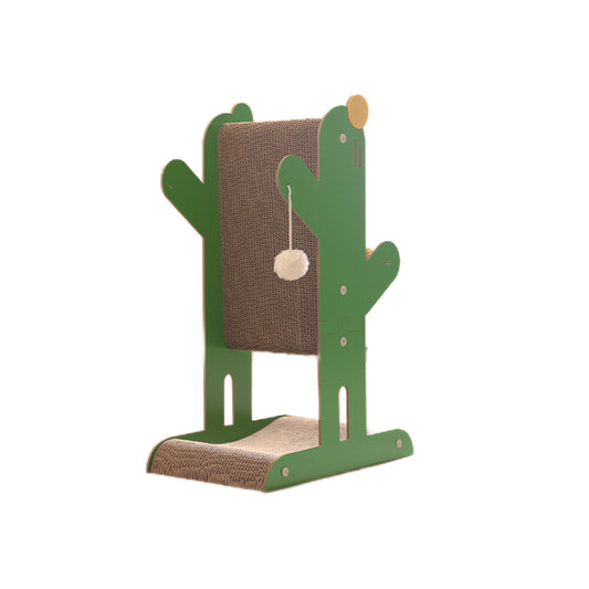 Cactus Corrugated Paper T-shaped Cat Scratcher