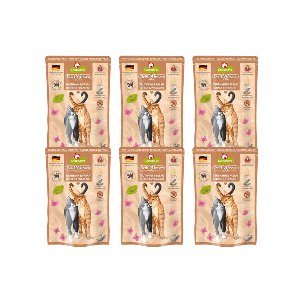GRANATAPET Delicatessen Turkey & Pheasant Cat Wet Food