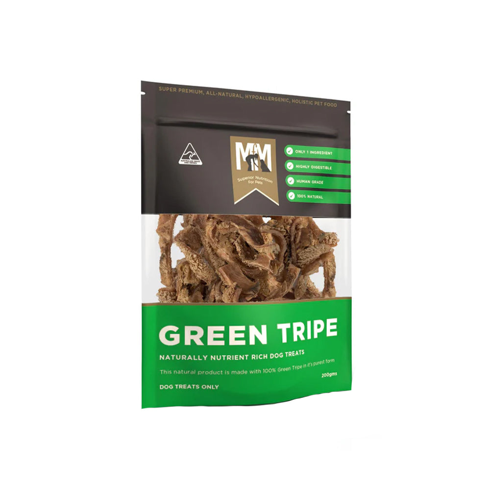 MEALS FOR MUTTS Green Tripe Natural Nutrient Rich Dog Treats 200g