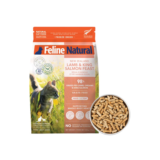 FELINE NATURAL Lamb & Salmon Freeze Dried Cat Food