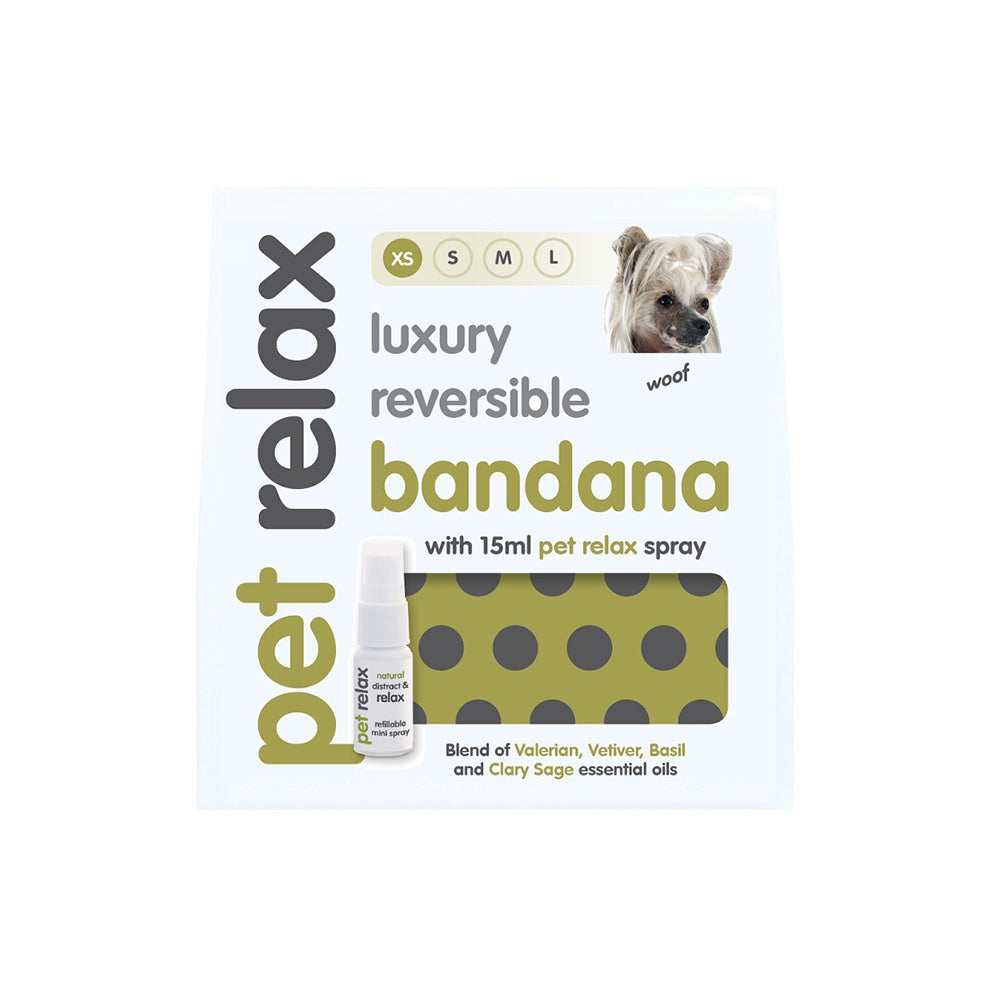 PET RELAX Luxury Bandana Kit For Dogs