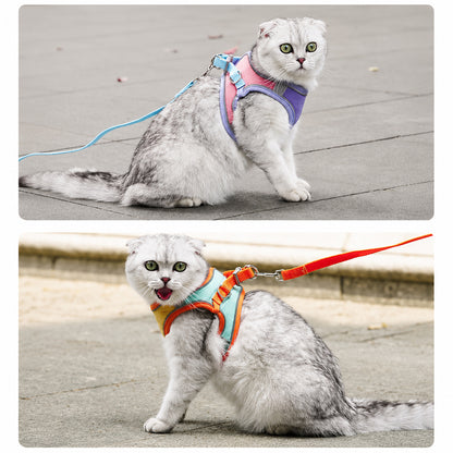 Pet Harness & Leash Set | Escape Proof Reflective | Cats, Dogs, Rabbits & More