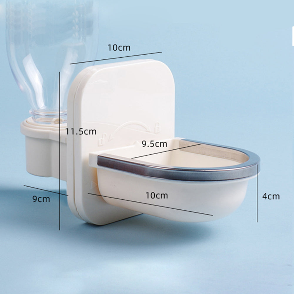 Auto-Fill Hanging Water Bottle for Cages: Perfect for Cats, Birds & Small Pets