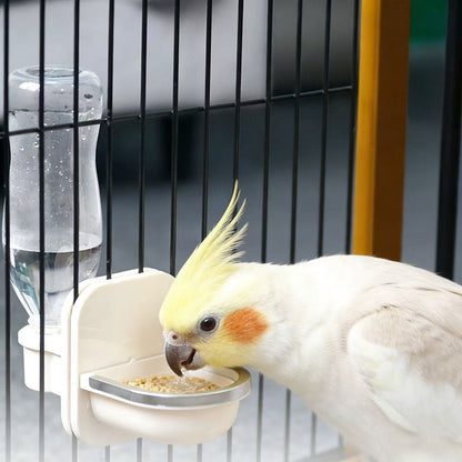 Auto-Fill Hanging Water Bottle for Cages: Perfect for Cats, Birds & Small Pets