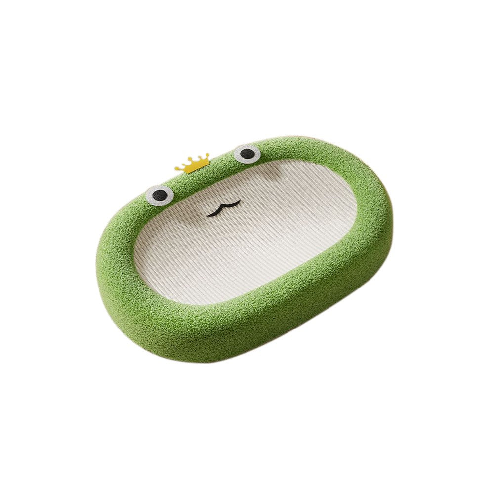 Cartoon Oval-shaped Extra Large Sisal Cat Scratcher - 61X40X9 cm