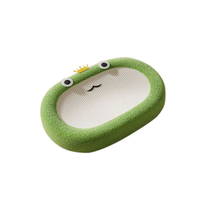 Cartoon Oval-shaped Extra Large Sisal Cat Scratcher - 61X40X9 cm