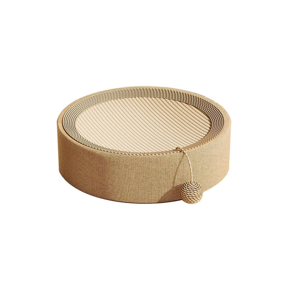 Jute Round Cat Scratcher - 40X40X10 cm