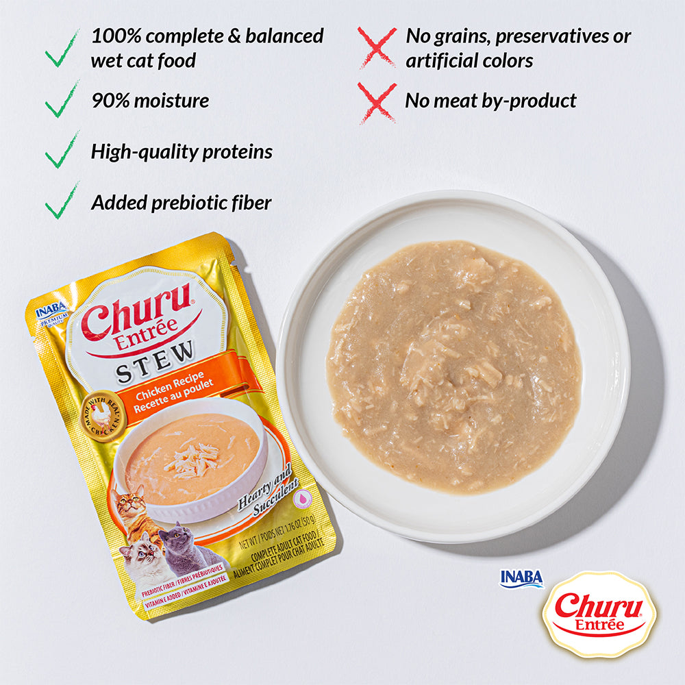INABA Churu Entree Stew Chicken Recipe 50g