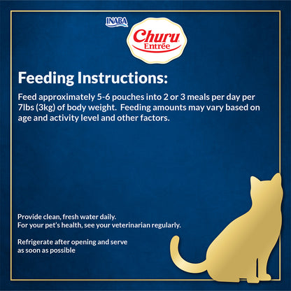 INABA Churu Entree Stew Chicken Recipe with Tuna 50g