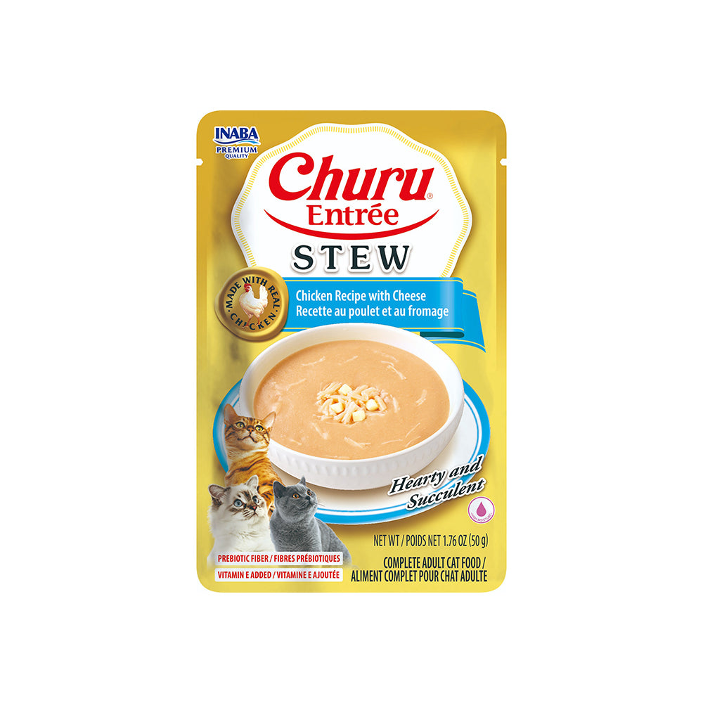 INABA Churu Entree Stew Chicken Recipe with Cheese 50g