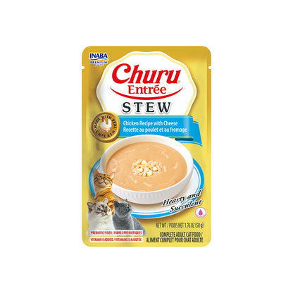 INABA Churu Entree Stew Chicken Recipe with Cheese 50g
