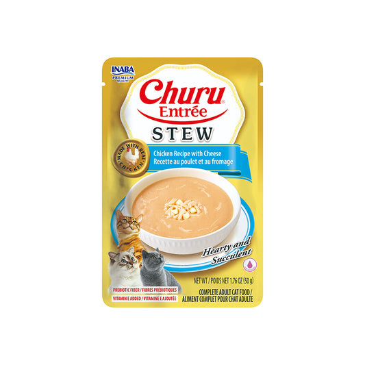 INABA Churu Entree Stew Chicken Recipe with Cheese 50g