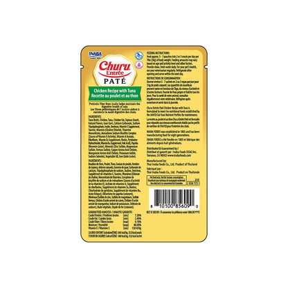 INABA Churu Entree Pate Chicken Recipe with Tuna 50g