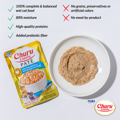 INABA Churu Entree Pate Chicken Recipe with Tuna 50g