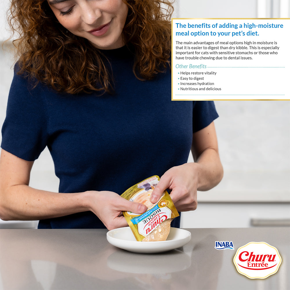 INABA Churu Entree Bisque Chicken Recipe with Tuna 50g