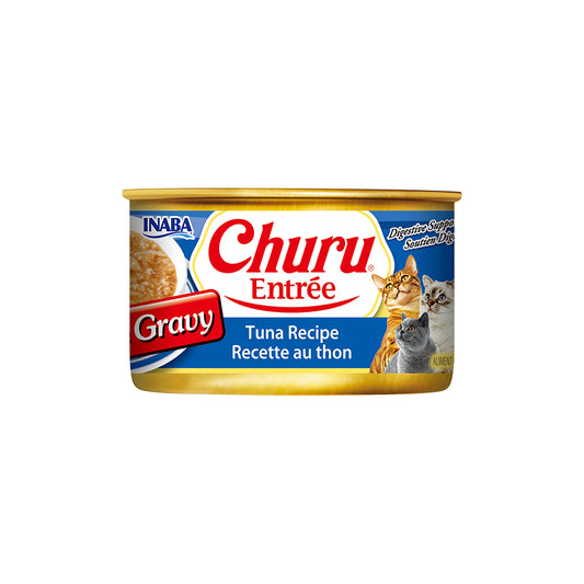 INABA Churu Entree in Gravy Tuna Wet Cat Food